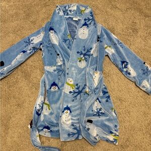 Small Sleep Sense Kid’s Robe Snowman